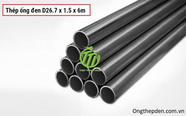 ống thép đen D26.7 x 1.5 x 6m