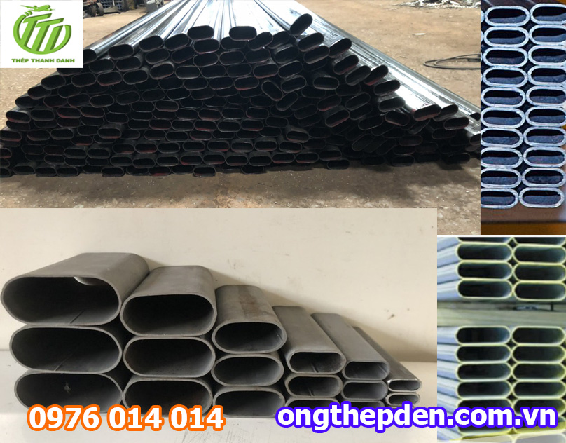 Ống Thép Đen Oval 30x60x1,5 dễ gia công lắp đặt