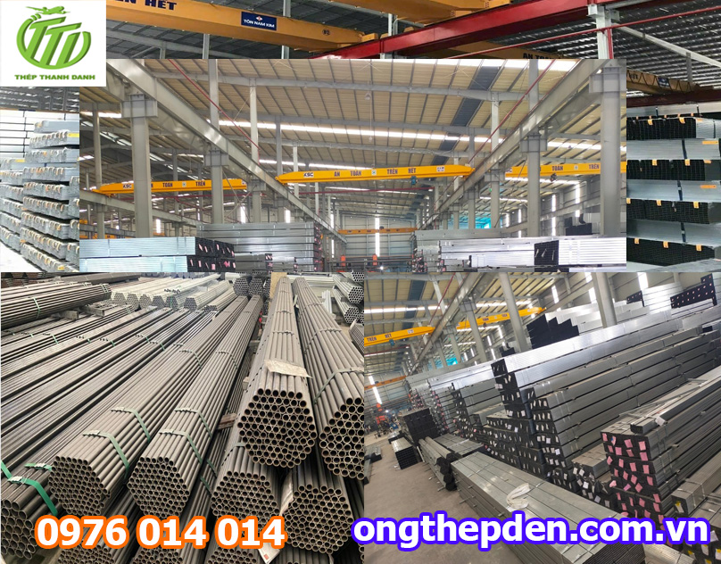 Các chủng loại ống thép đa dạng tại một cửa hàng ống thép