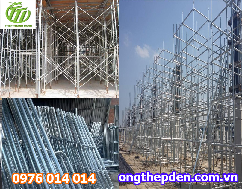 Ống thép được ứng dụng nhiều làm giàn giáo